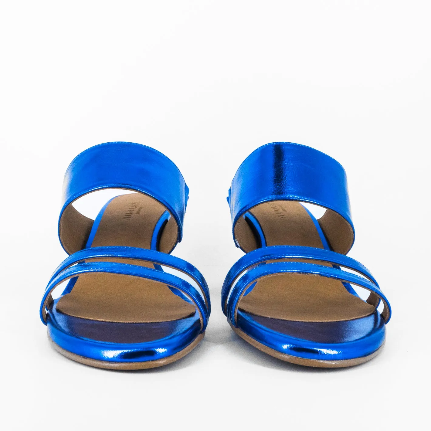 AUDLEY | SANDALIAS MUJER | TACÓN BAVARO | AZUL