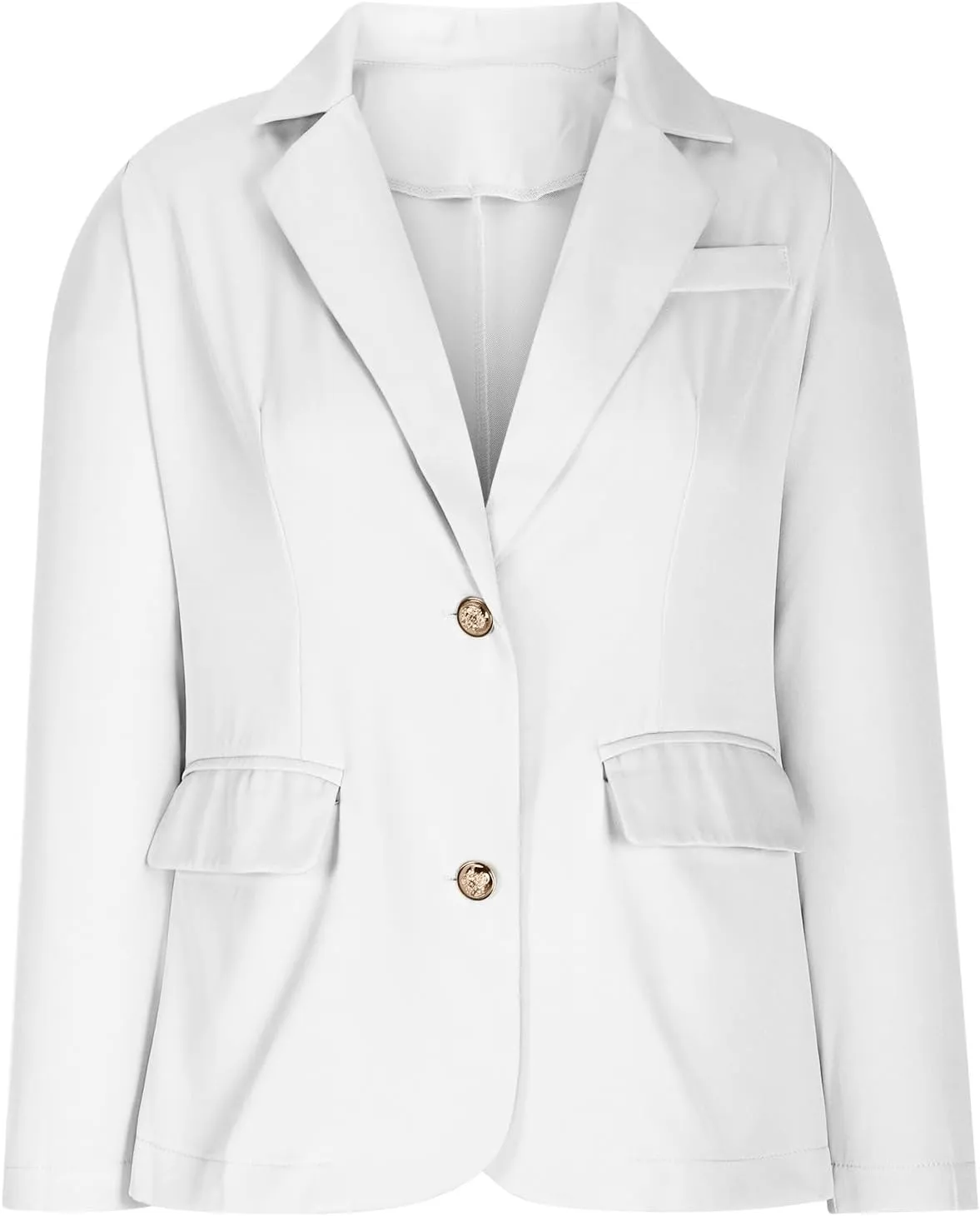 Blazers for Women Bussiness Casual Long Sleeve Open Front Blazer Work Office Dressy Suit Jackets with Pockets