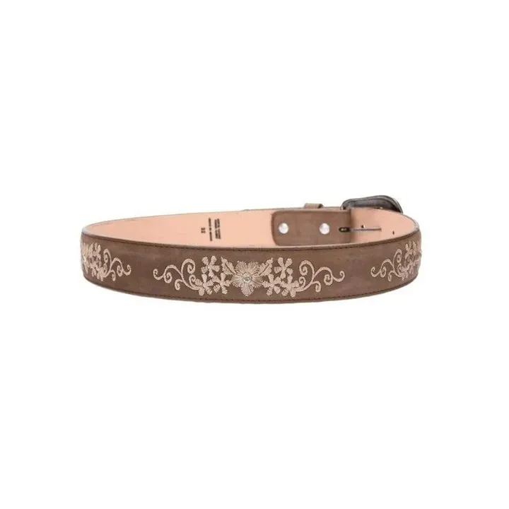 Cinto Vaquero para Mujer de Cuero Original Color Cafe JB-1501CAF