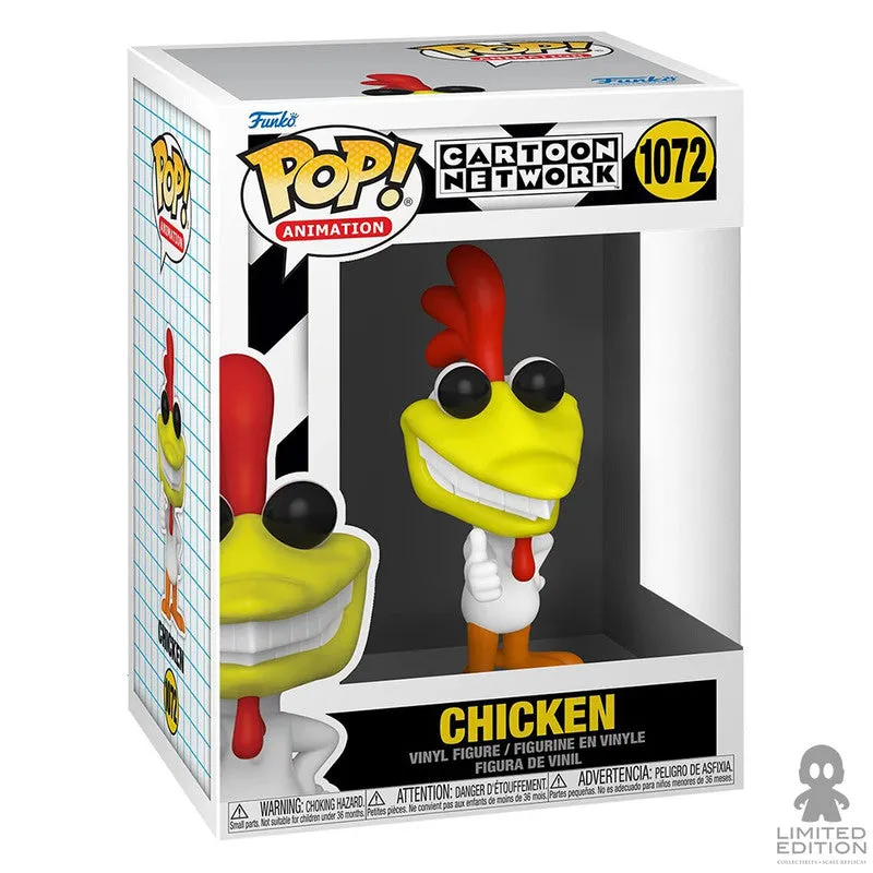 Funko Pop Chicken 1072 La Vaca Y El Pollito By Cartoon Network - Limited Edition