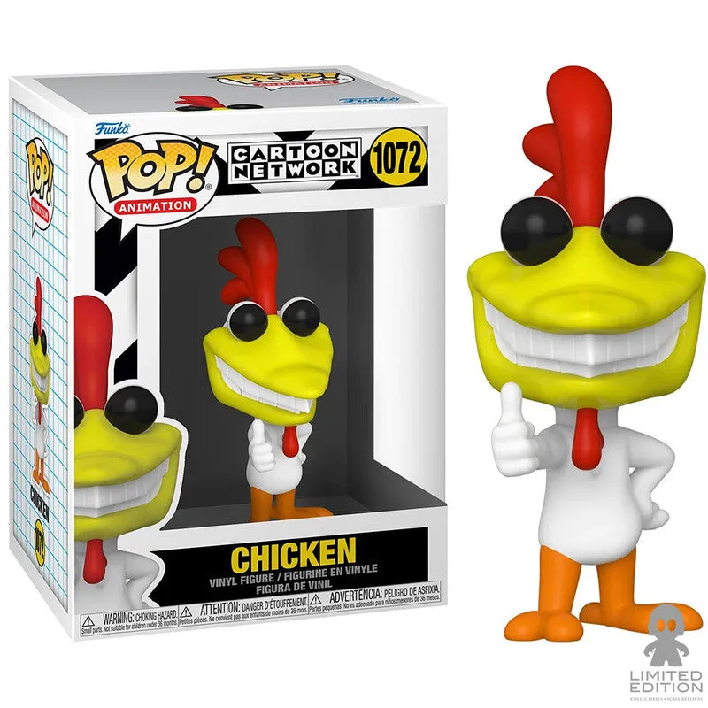 Funko Pop Chicken 1072 La Vaca Y El Pollito By Cartoon Network - Limited Edition