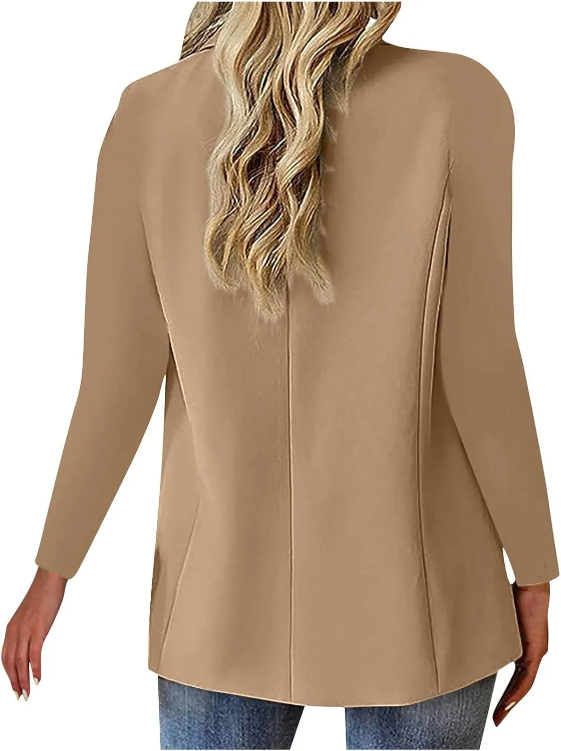 Suit Jackets for Women Business Casual Open Front Blazers Office Work Lightweight Coats Spring Summer Cardigan Suits