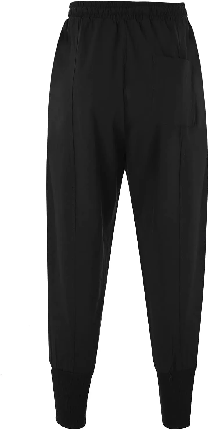 Sweatpants for Men High Street Fashion Leisure Loose Sports Running Solid Color Lace Up Elastic Waist Joggers