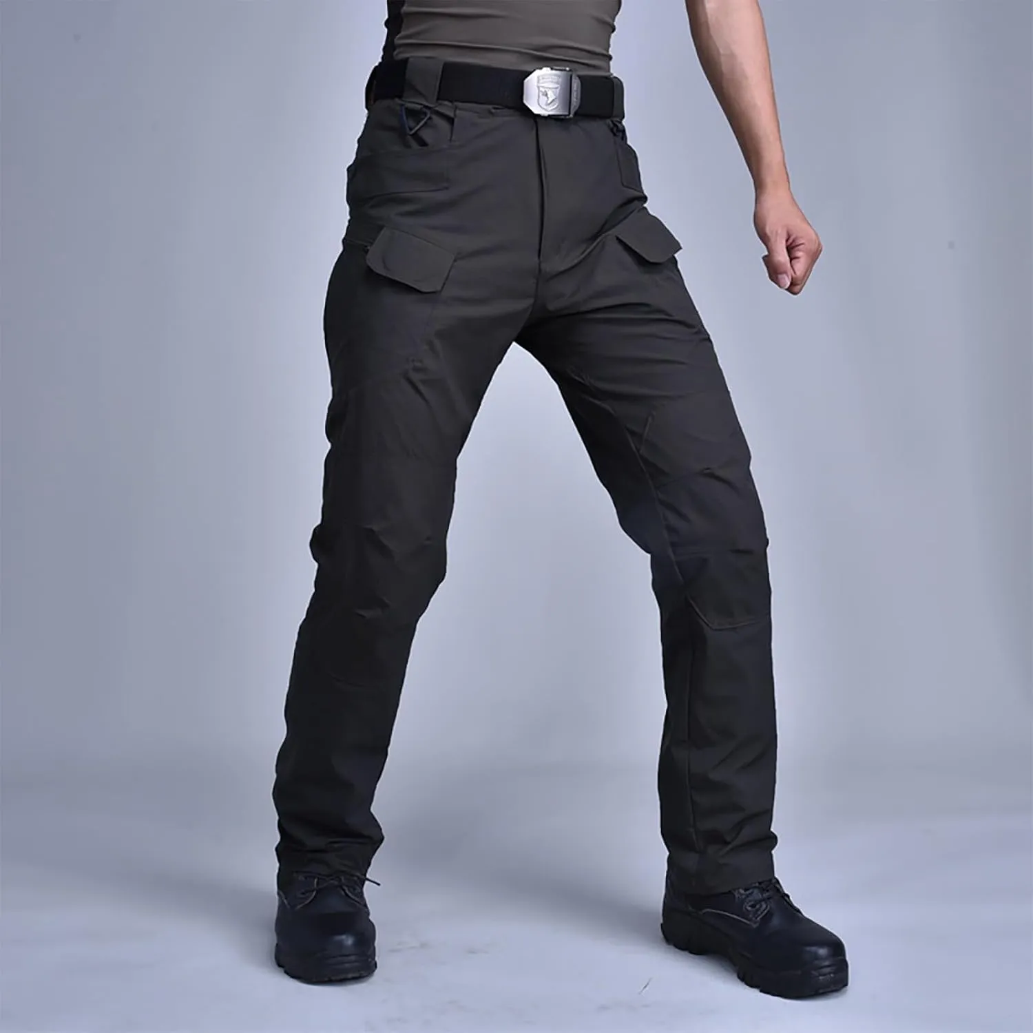 Tactical Work Cargo Pants for Men Ripstop Waterproof Stretch Pants Quick Dry Comfy Utility Outdoor Apparel