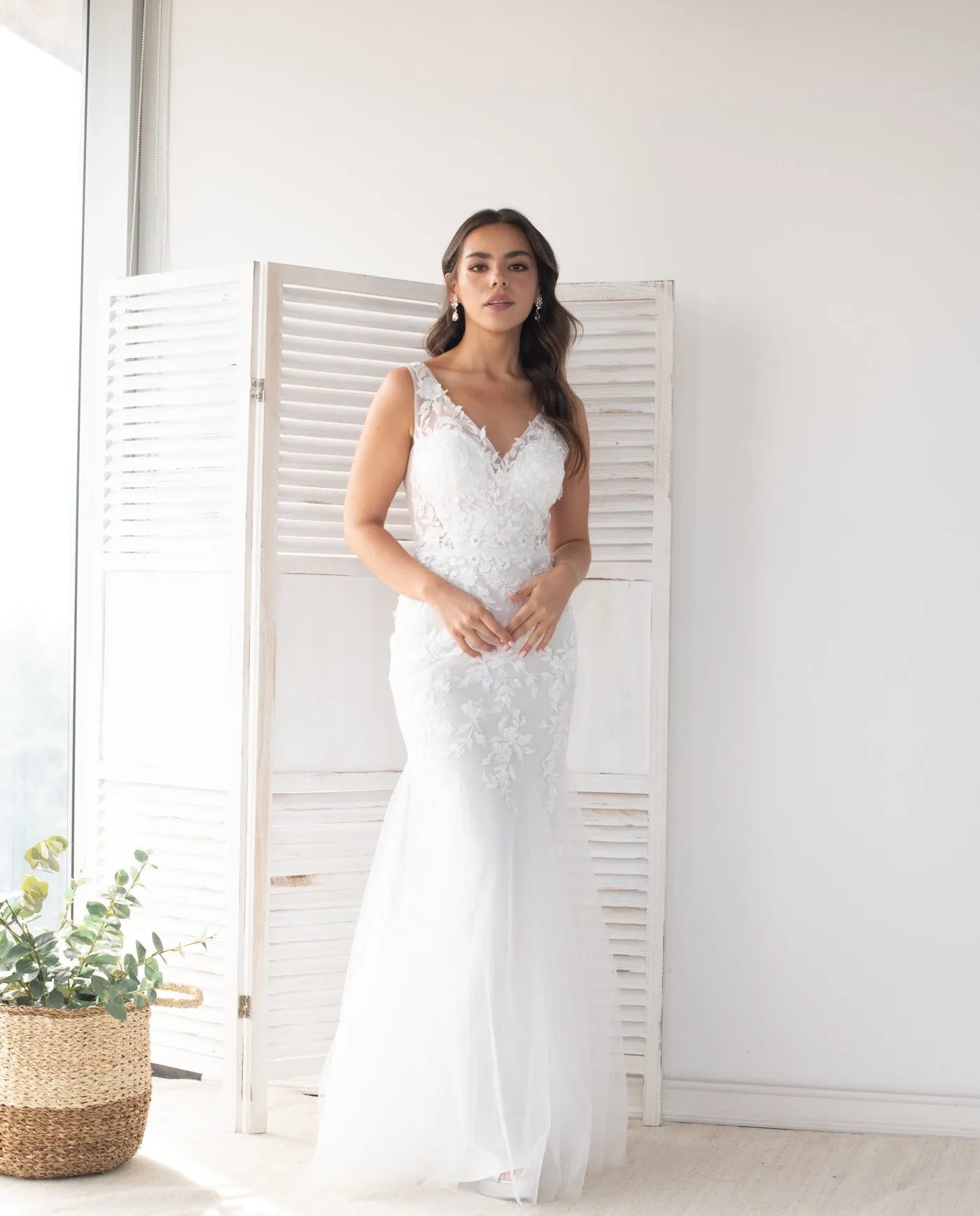 Vestido Largo de Novia Malta Blanco